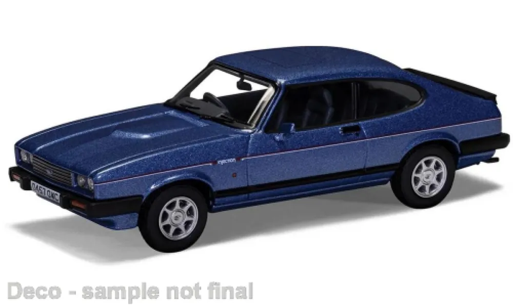 Laatste Kans FORD CAPRI MK III INJECTION SPECIAL, METALLIC-HELLBLAUW, RHD, 1984