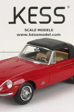 Direct Beschikbaar FERRARI - 365 CALIFORNIA SPIDER CLOSED 1966 - ROOD ZWART