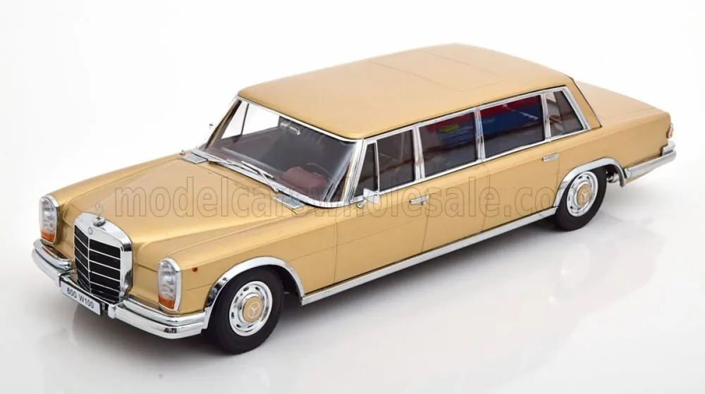 Bestseller MERCEDES BENZ - S-CLASS 600 LWB PULLMAN (W100) 1964 - GOUD MET