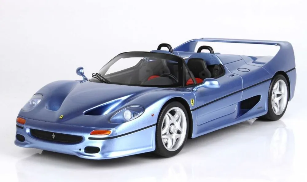 Nieuw FERRARI F50 COUPE 1995 SPIDER VERSION CALIFORNIA LIGHT BLUE METALLIC