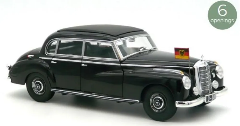 MERCEDES-BENZ 300 1955 KONRAD ADENAUER SCHAALMODEL 1/18 VAN NOREV Laatste Kans