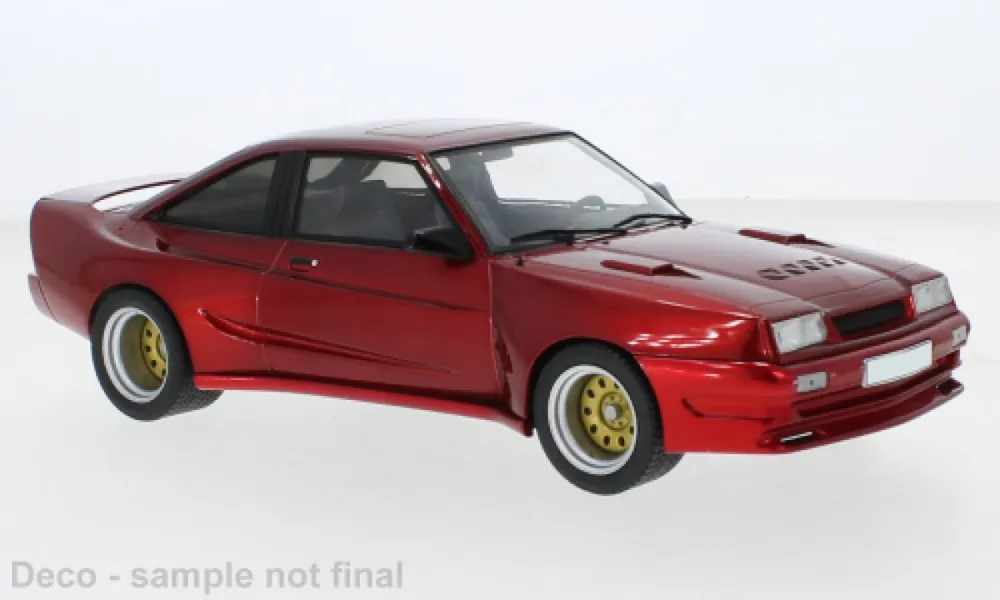 OPEL MANTA B MATTIG, METALLIC-DONKER ROOD, 1991 Koop Online