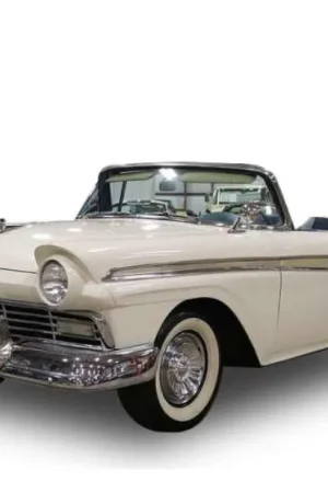Beperkt Aanbod FORD FAIRLANE 500 SKYLINER, WIT 1957