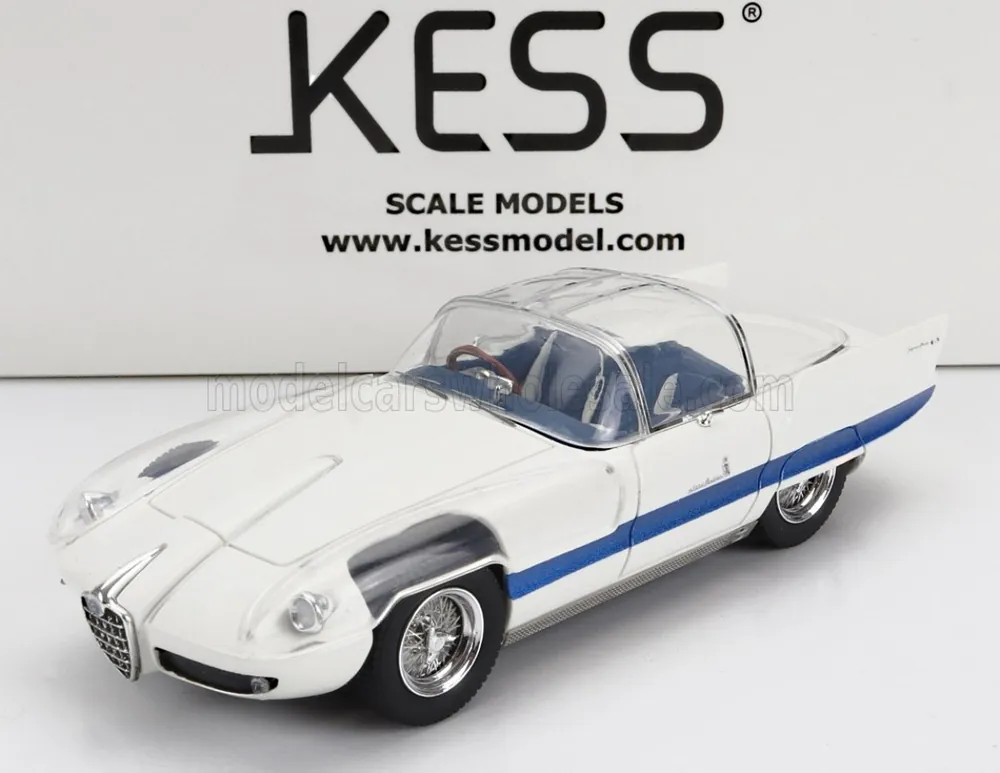 ALFA ROMEO - 6C 3000 SUPERFLOW I PININFARINA 1956 - WIT BLAUW Hete Deal