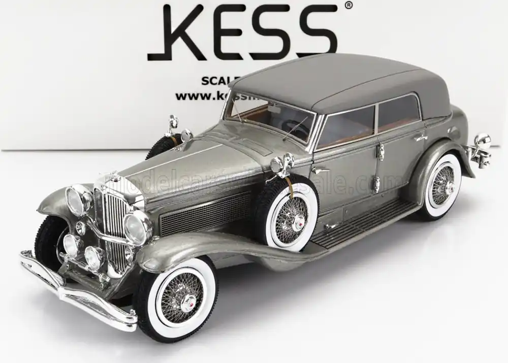 Shop Nu DUESENBERG - MODEL J TORPEDO BERLINE ROLLSTON 1932 - 2 TONE GRIJS