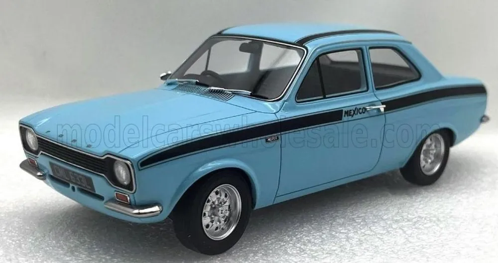 FORD - ESCORT MKI MEXICO 1973 - BLAUW/ZWART Nu Kopen