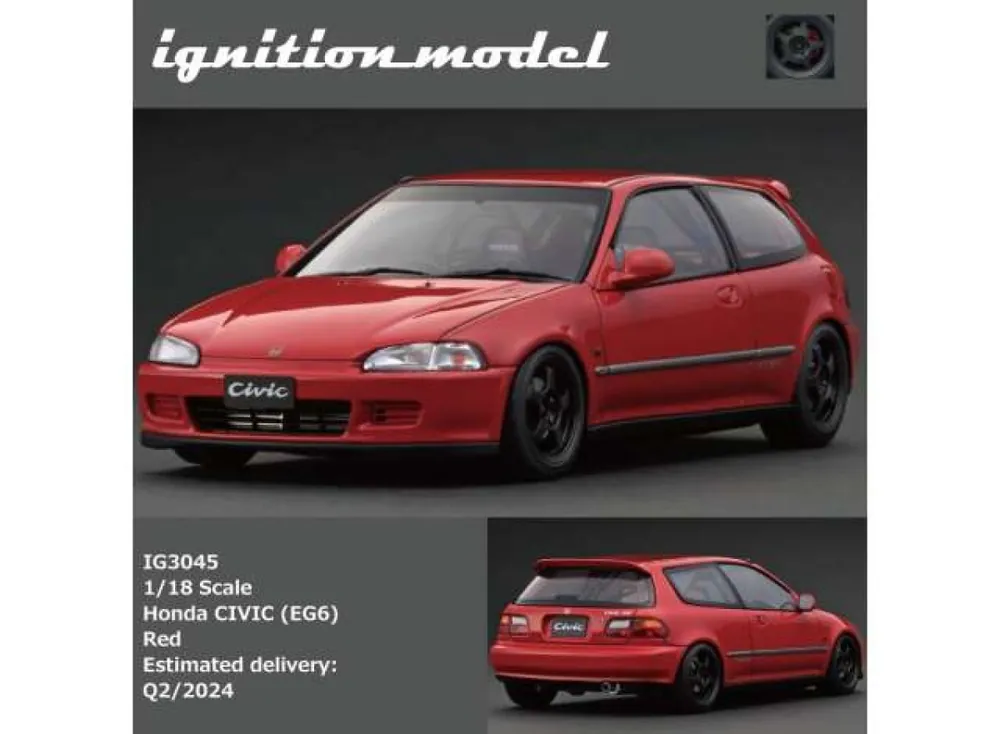 Koop Online HONDA CIVIC (EG6), ROOD