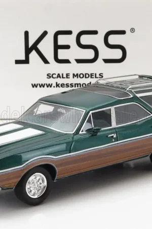OLDSMOBILE - VISTA CRUISER 442 SW STATION WAGON 1972 - GREEN MET WHITE WOOD Bestseller