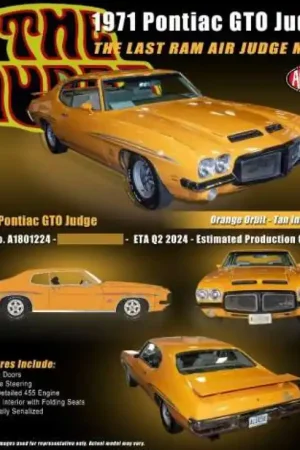 PONTIAC GTO JUDGE *THE LAST RAM AIR JUDGE MADE*, ORANGE ORBIT WITH TAN INTERIOR 1971 Meest Verkocht