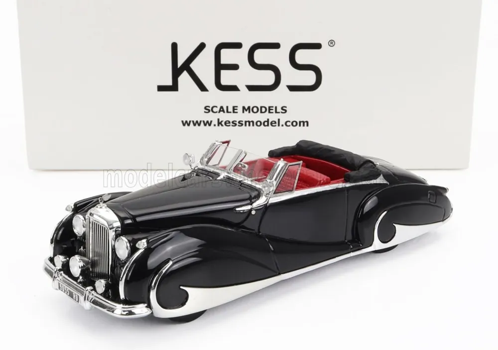 BENTLEY - MK VI SN.B25071 FRANAY DROPHEAD COUPE CABRIOLET OPEN 1947 - BLACK Favoriet