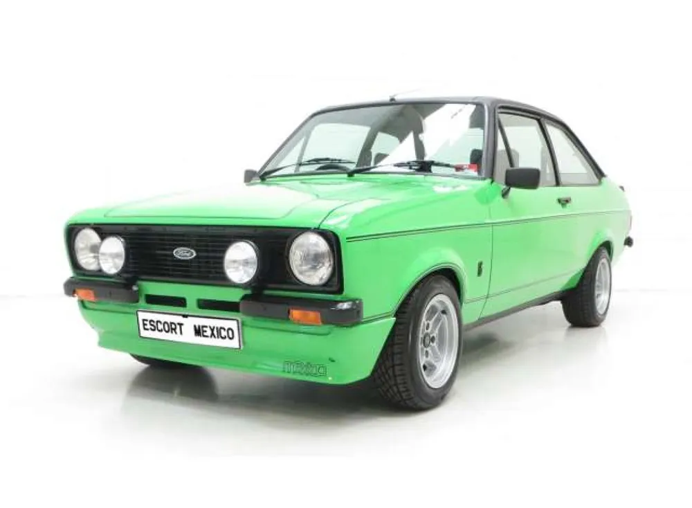 Gecertificeerd FORD ESCORT MKII RS MEXICO, GROEN 1976 // RIGHT HAND DRIVE