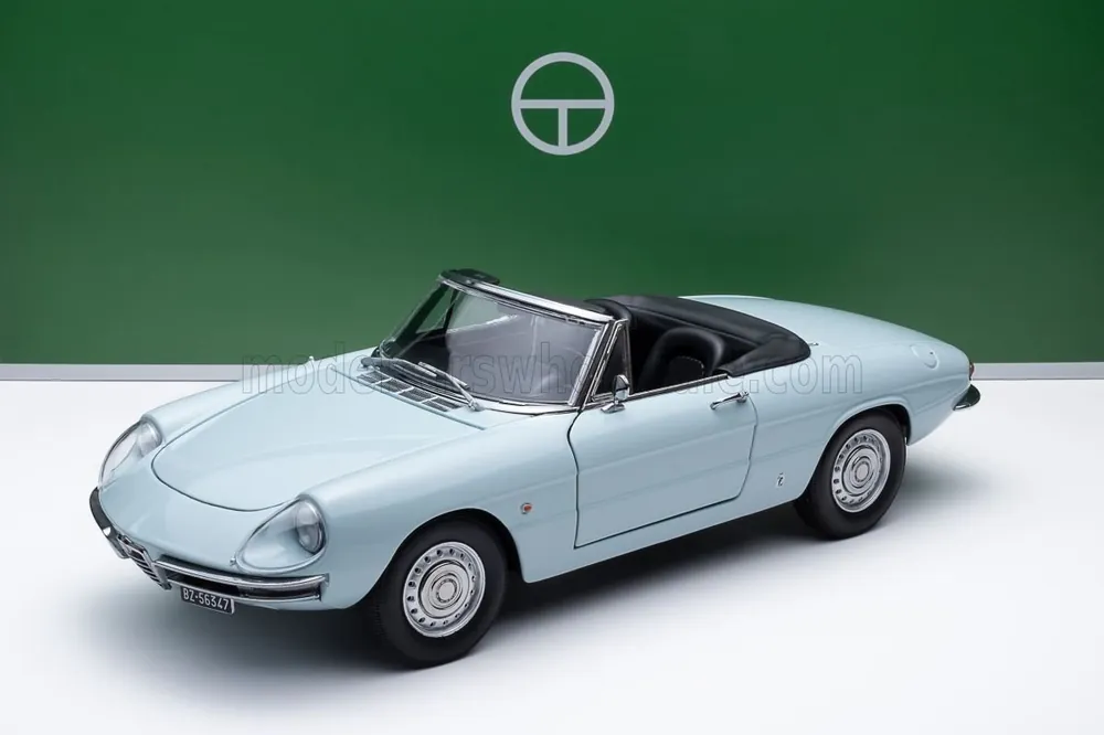 ALFA ROMEO - DUETTO SPIDER 1600 CODA TONDA 1966 - LICHT BLAUW Rechtstreeks Van De Fabrikant
