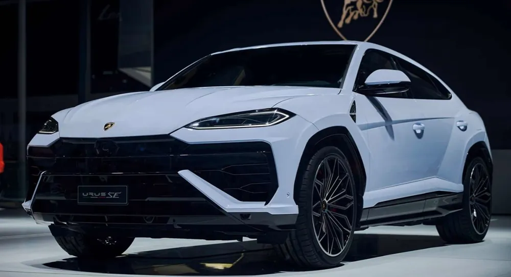 LAMBORGHINI URUS SE BIANCO SAPPHIRUS Gecertificeerd