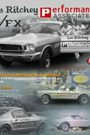 FORD MUSTANG AFX LES RITCHEY, SILVER 1965 Populair