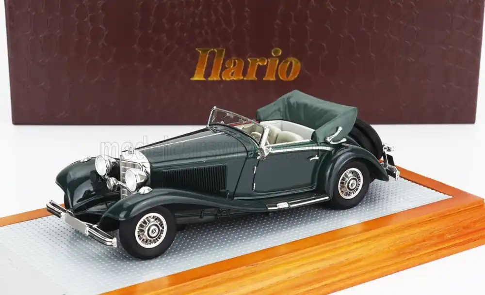 MERCEDES BENZ - 500K SN130897 SINDELFINGEN CABRIOLET A OPEN 1936 - 2 TONE GREEN Express Levering