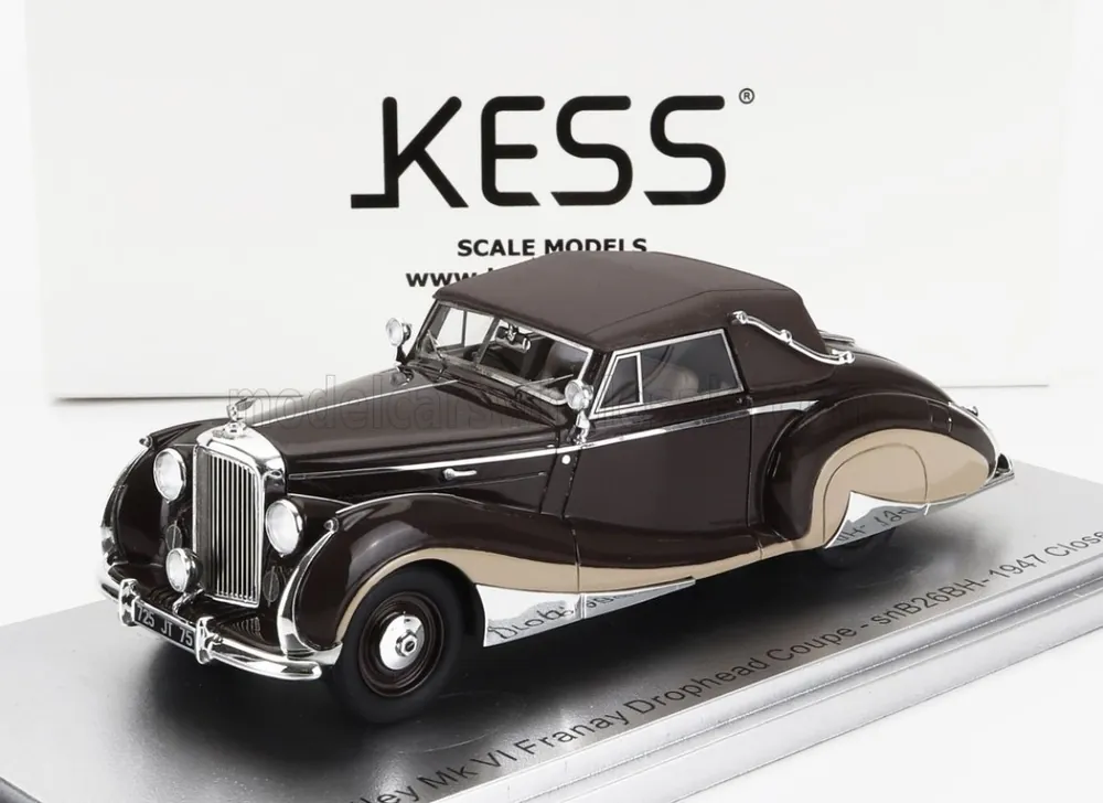 BENTLEY - MKVI FRANAY SNB26BH DROPHEAD COUPE CABRIOLET CLOSED 1947 - BROWN CREAM Voordeelprijs