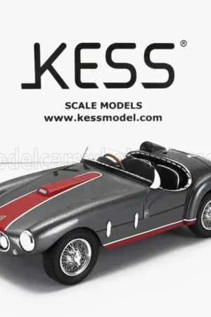 FERRARI - 166 MM53 SPIDER BARQUETTE CH.0300M VIGNALE BY OBLIN 1955 - GREY RED Meest Verkocht
