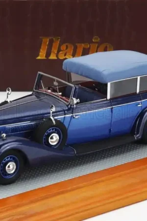 Lage Prijs HORCH - 951A PULLMAN ORIGINAL CAR SEMICONVERTIBLE CABRIOLET CLOSED 1937 - 2 TONE BLUE