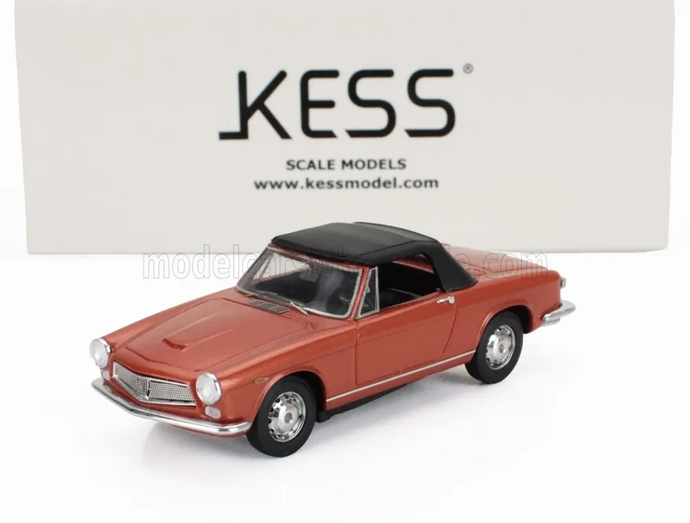 ALFA ROMEO - 2600 SPIDER CABRIOLET CLOSED SPECIALE GHIA 1962 - COPPER MET BLACK Korting