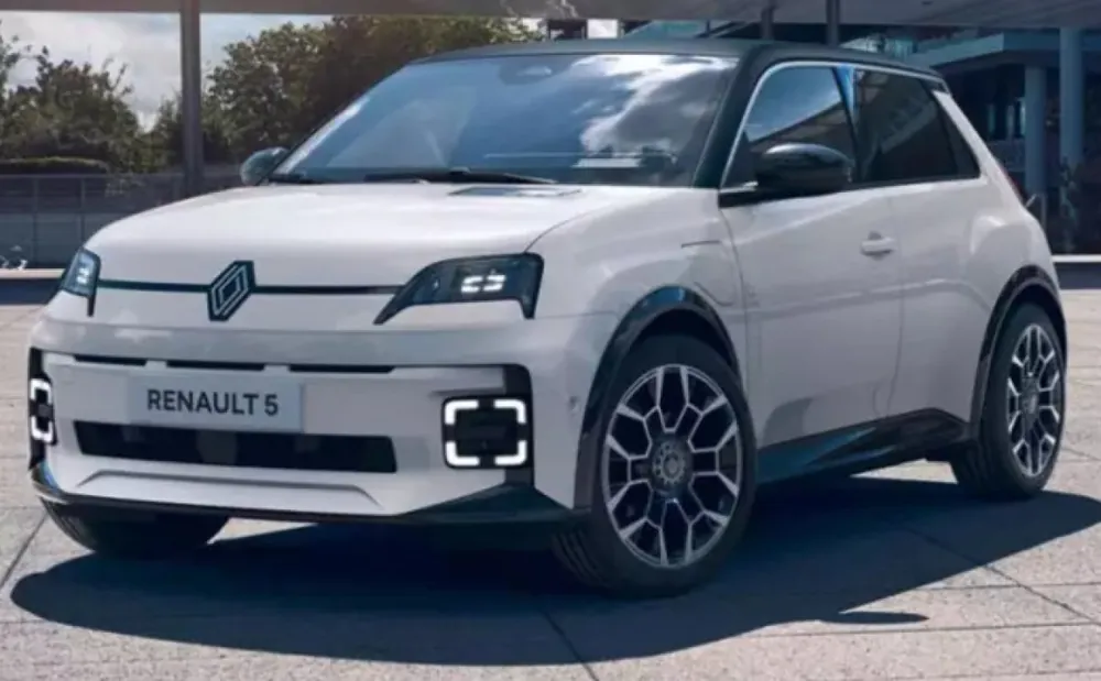 Actieprijs RENAULT 5 E-TECH ELECTRIC 2024 PEARL WHITE
