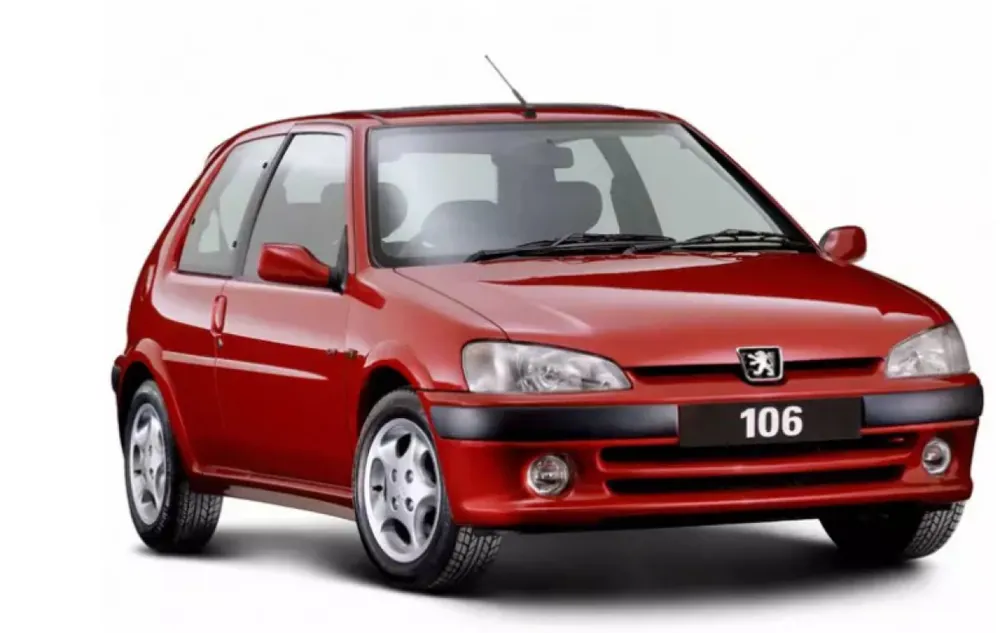 Merkproduct PEUGEOT 106 S16 1998 DIABLO RED