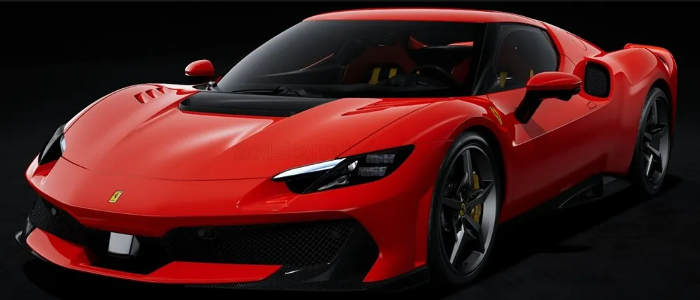 FERRARI - 296 SPECIALE 2025 - WITH SHOWCASE - NUMBERED ONE BY ONE - ROSSO CORSA RED Op = Op