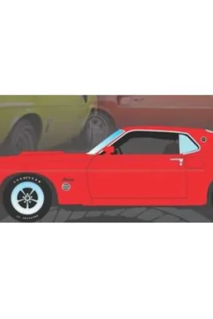 Nu Kopen FORD MUSTANG 600, FLOWER POWER RED 1969