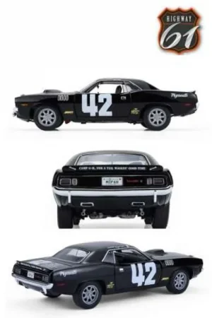 1971 PLYMOUTH CUDA 42 JESS NEAL, BLACK/WHITE Bestseller