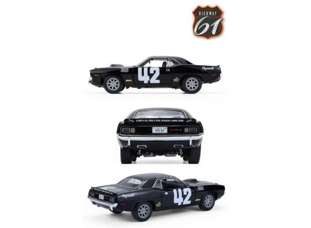 1971 PLYMOUTH CUDA 42 JESS NEAL, BLACK/WHITE Bestseller