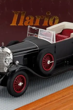 MERCEDES BENZ - 630K SN35233 SPORTS TOURER HARRINGTON CABRIOLET OPEN 1927 - BLACK Gereduceerde Prijs