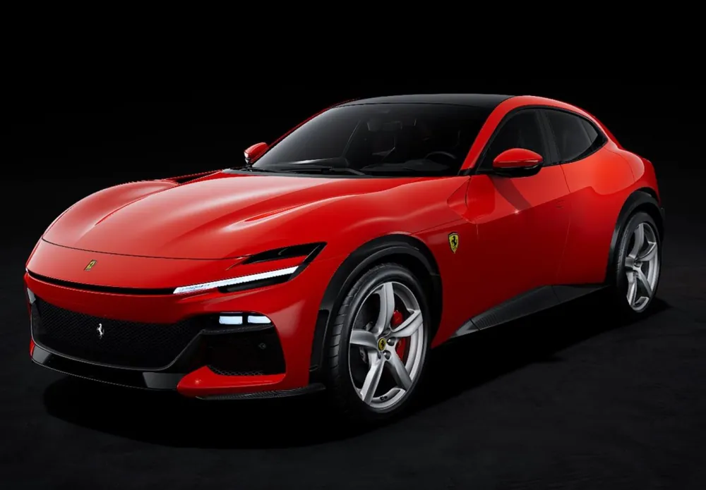 FERRARI PUROSANGUE 2023 - TETTO PANORAMICO STANDARD RIMS ROSSO CORSA Veilige Betaling