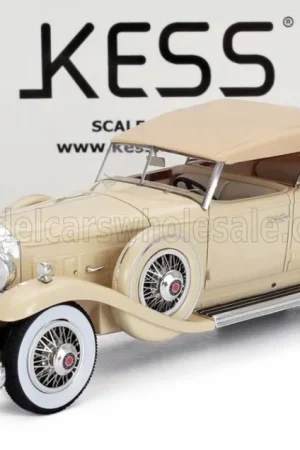 PACKARD - 904 CUSTOM DIETRICH DUEL COWL SPORT PHEATON CLOSED 1932 - 2 TONE BEIGE Weekendaanbieding