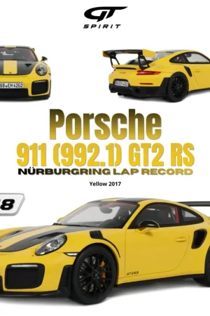 PORSCHE 911 [992.1] GTS2 RS NÜRBURGRING LAP RECORD YELLOW 2017 Gratis Retour