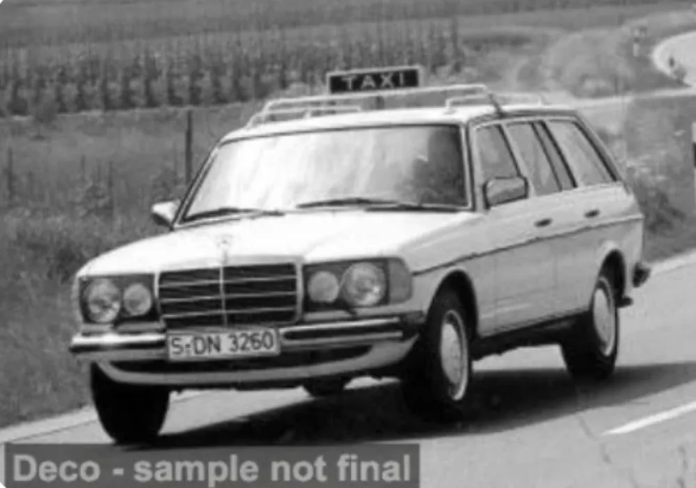 MERCEDES 200T (S123), 1979, TAXI (D), 1 43 Direct Beschikbaar