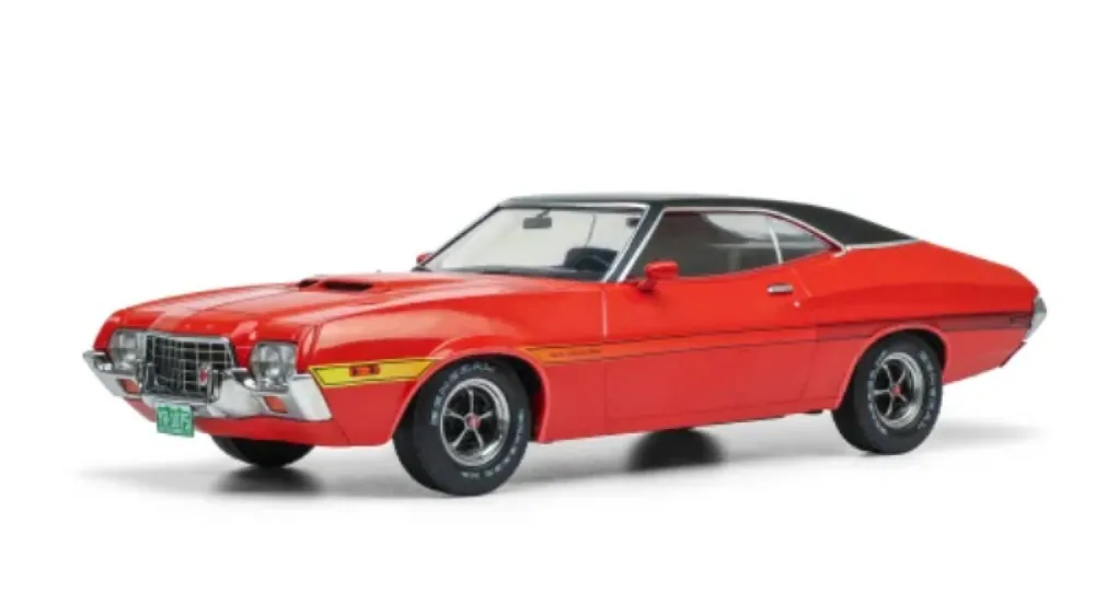 Koop Vandaag FORD GRAN TORINO SPORT, ROOD/ZWART, 1972, 1 18