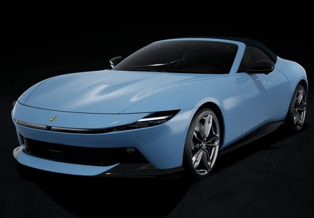 FERRARI AMALFI SPIDER AZZURRO LA PLATA Merkproduct