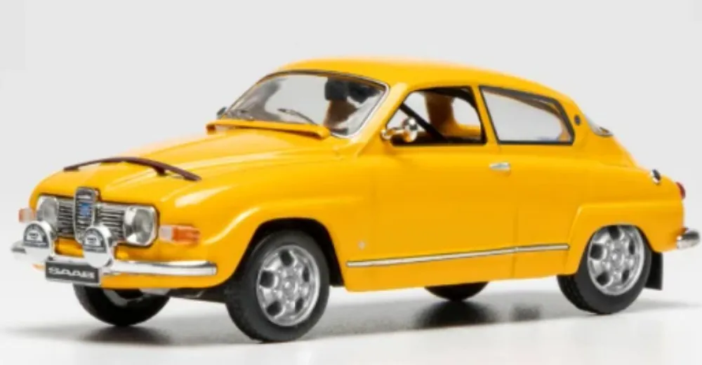 SAAB 96 V4, ORANGE, 1971, 1 43 Must-Have