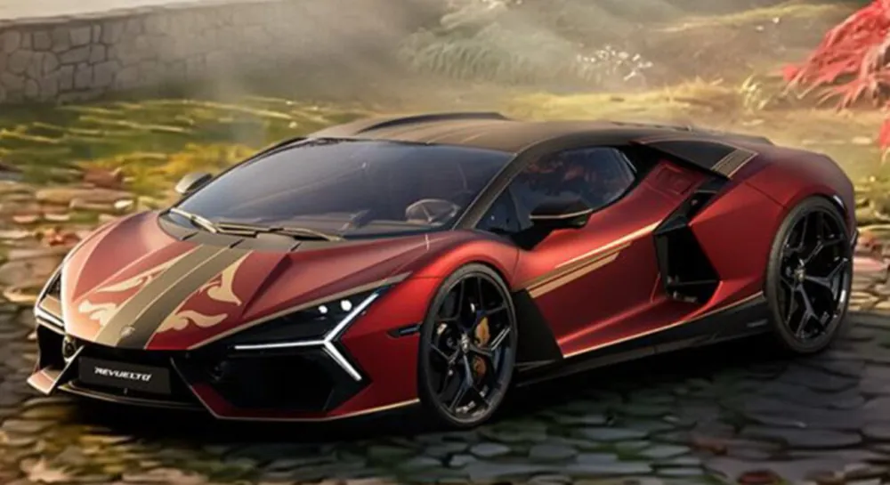 Favoriet LAMBORGHINI - REVUELTO IMPAVIDO 2026 - 25TH ANNIVERSARY LAMBORGHINI JAPAN - ROSSO PYRA - NERO NEMESIS