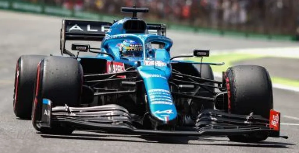 ALPINE F1 TEAM A521 - FERNANDO ALONSO - QATAR GP 2021 Direct Beschikbaar