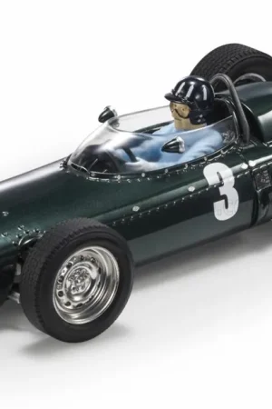 Exclusieve Aanbieding BRM - F1 P57 BRM TEAM N 3 WINNER SOUTH AFRICA WORLD CHAMPION (WITH PILOT FIGURE) 1962 GRAHAM HILL - CON VETRINA - WITH SHOWCASE -