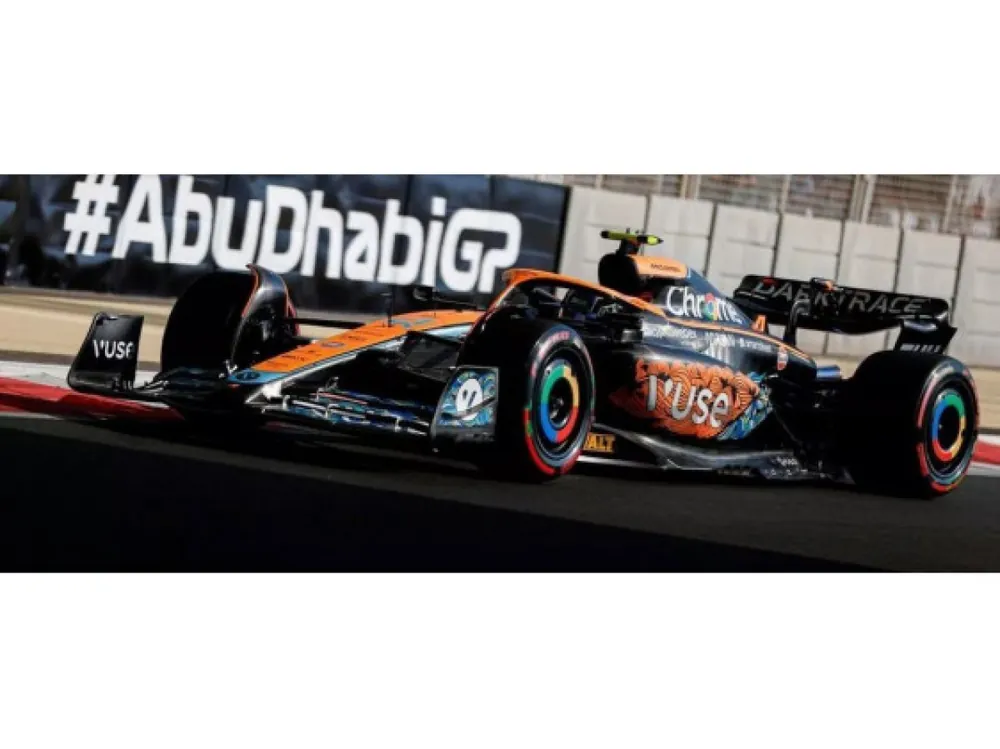 MCLAREN F1 TEAM MCL36 LANDO NORRIS ABU DHABI GP 2022 Beperkt Aanbod