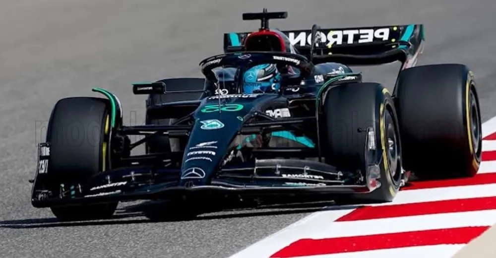 Rechtstreeks Van De Fabrikant MERCEDES GP - F1 W14 TEAM MERCEDES-AMG PETRONAS FORMULA ONE N 63 5TH MONACO GP 2023 GEORGE RUSSEL