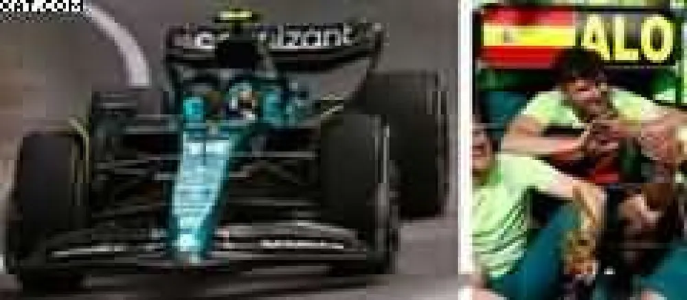 ASTON MARTIN AMR23 N°14 COGNIZANT F1 TEAM 2ND GP CANADA 2023 ALONSO W/PIT BOARD Seizoensaanbieding