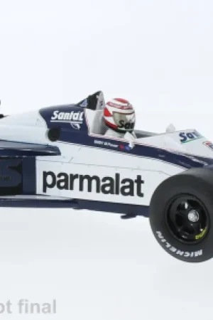 BRABHAM BT52, NO.5, JOHN PLAYER TEAM LOTUS, PARMALAT, FORMEL 1, GP BRASILIEN, N.PIQUET, 1983 Finale Uitverkoop