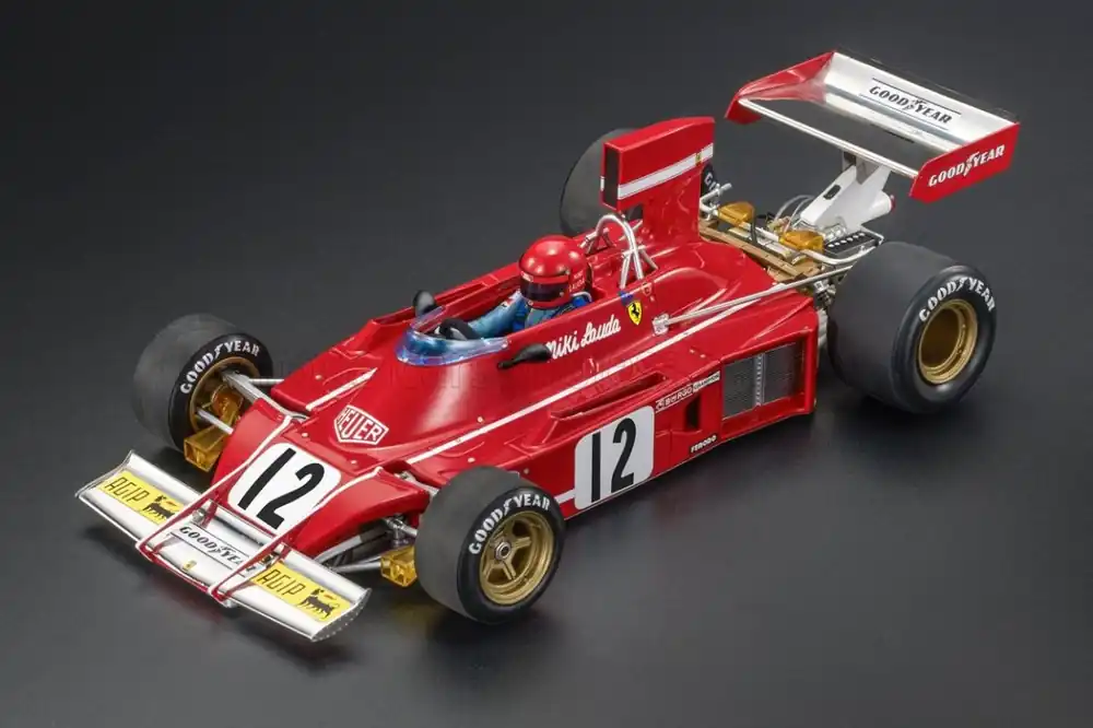 FERRARI - F1 312 B3 N 12 2ND ARGENTINA GP (WITH DRIVER FIGURE) 1974 NIKY LAUDA Seizoensaanbieding