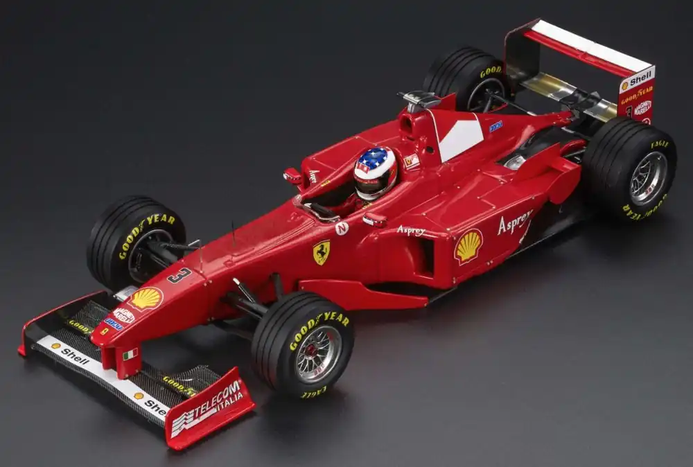 FERRARI - F1 F300 N 3 FASTEST LAP AND WINNER HUNGARY GP (WITH PILOT DRIVER) 1998 MICHAEL SCHUMACHER Flitsaanbieding