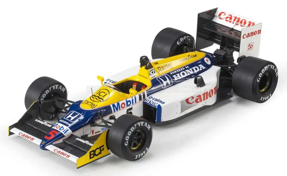 Weekendaanbieding WILLIAMS - F1 FW11B HONDA N 5 POLE POSITION AND WINNER MEXICO GP 1987 NIGEL MANSELL