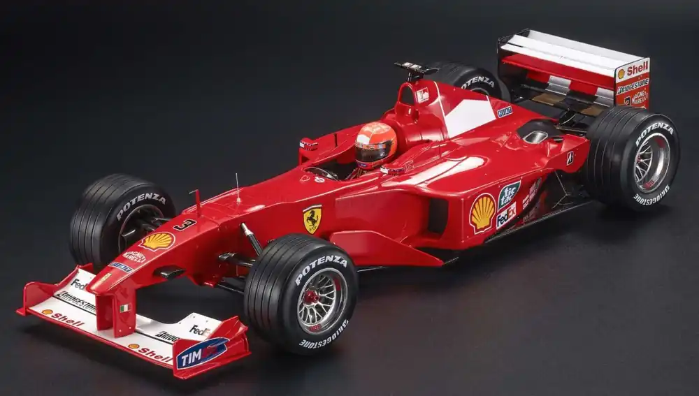 Merkproduct FERRARI - F1 F2000 N 3 WORLD CHAMPION WINNER JAPAN SUZUKA GP (WITH PILOT FIGURE) 2000 MICHAEL SCHUMACHER
