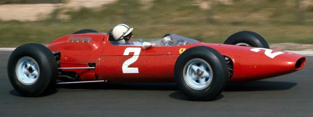 F1 158 SCUDERIA FERRARI N 2 WORLD CHAMPION POLE POSITION FASTEST LAP AND WINNER MONZA ITALY GP 1964 JOHN SURTEES Lage Prijs