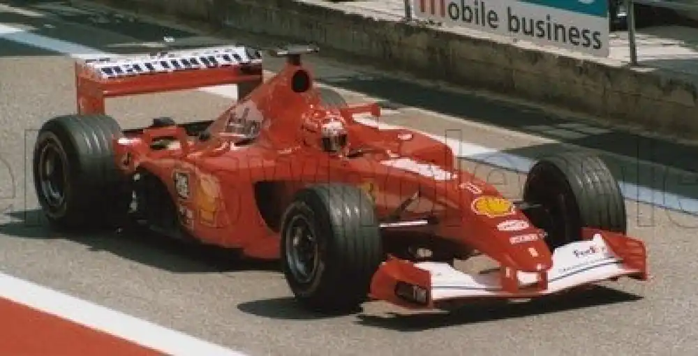 Aanbieding FERRARI - F1 F2001 N 1 WORLD CHAMPION WINNER MONACO GP (WITH PILOT DRIVER) 2001 MICHAEL SCHUMACHER